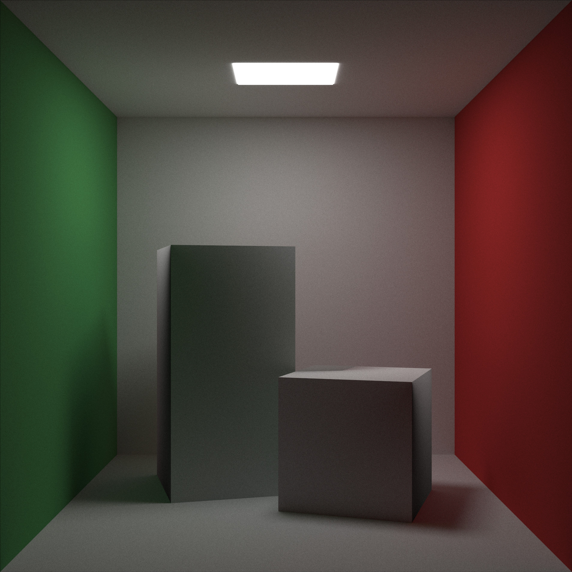 Cornell box rendering