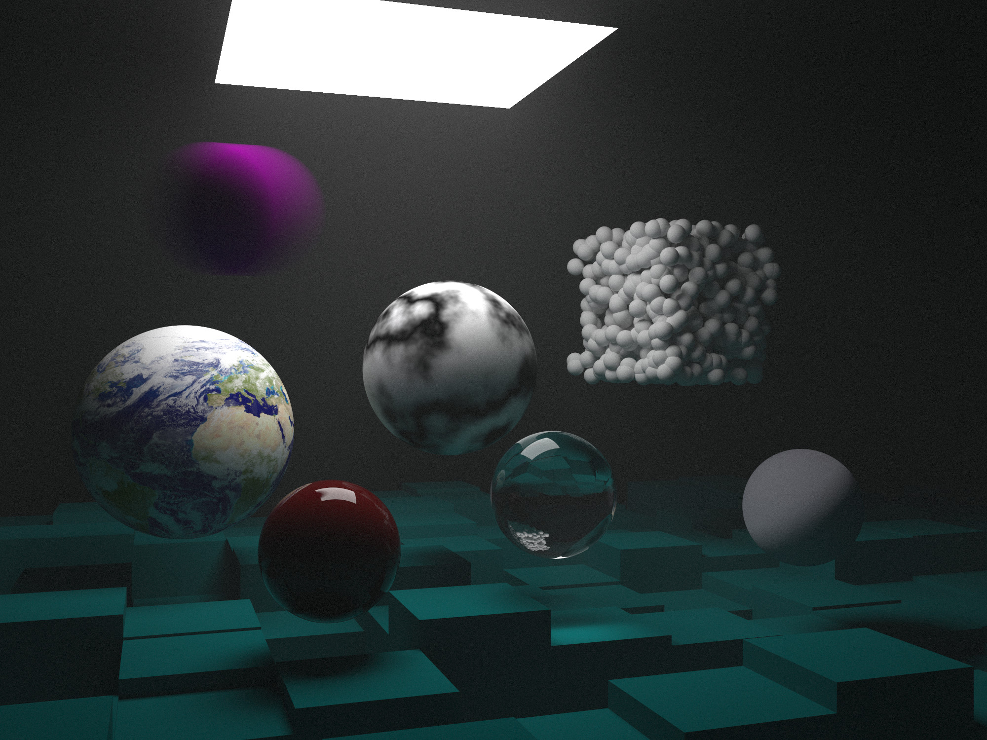 Abstract scene rendering