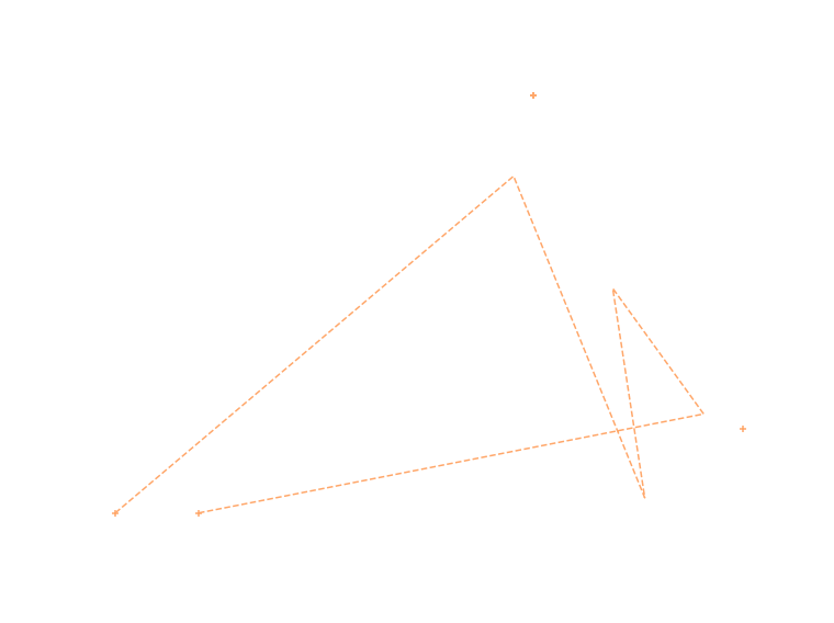 Concentric turnpoints with optimized route